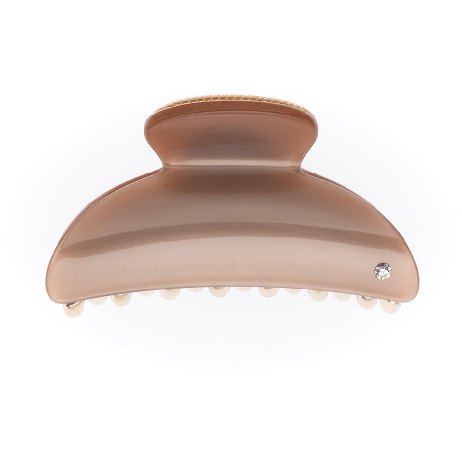 Produktfoto för Dark Hair Claw Large Latte - pcs 1