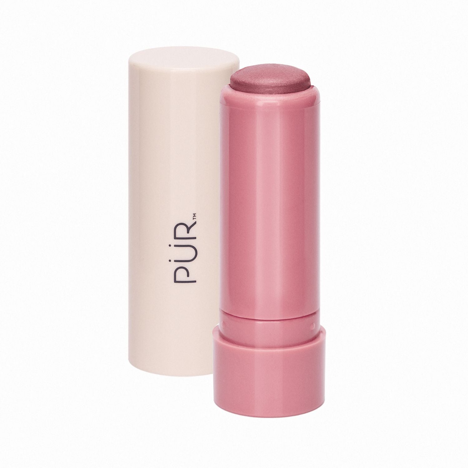 PÜR Silky Tint Creamy Multitasking Stick with Peptides Cocoa Babe 6 g puder, rouge & highlighter dam