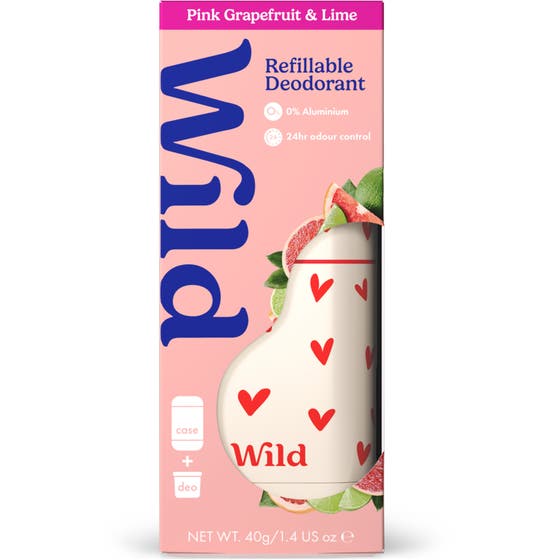 Deo Stick Heart Case Pink Grapefruit Lime