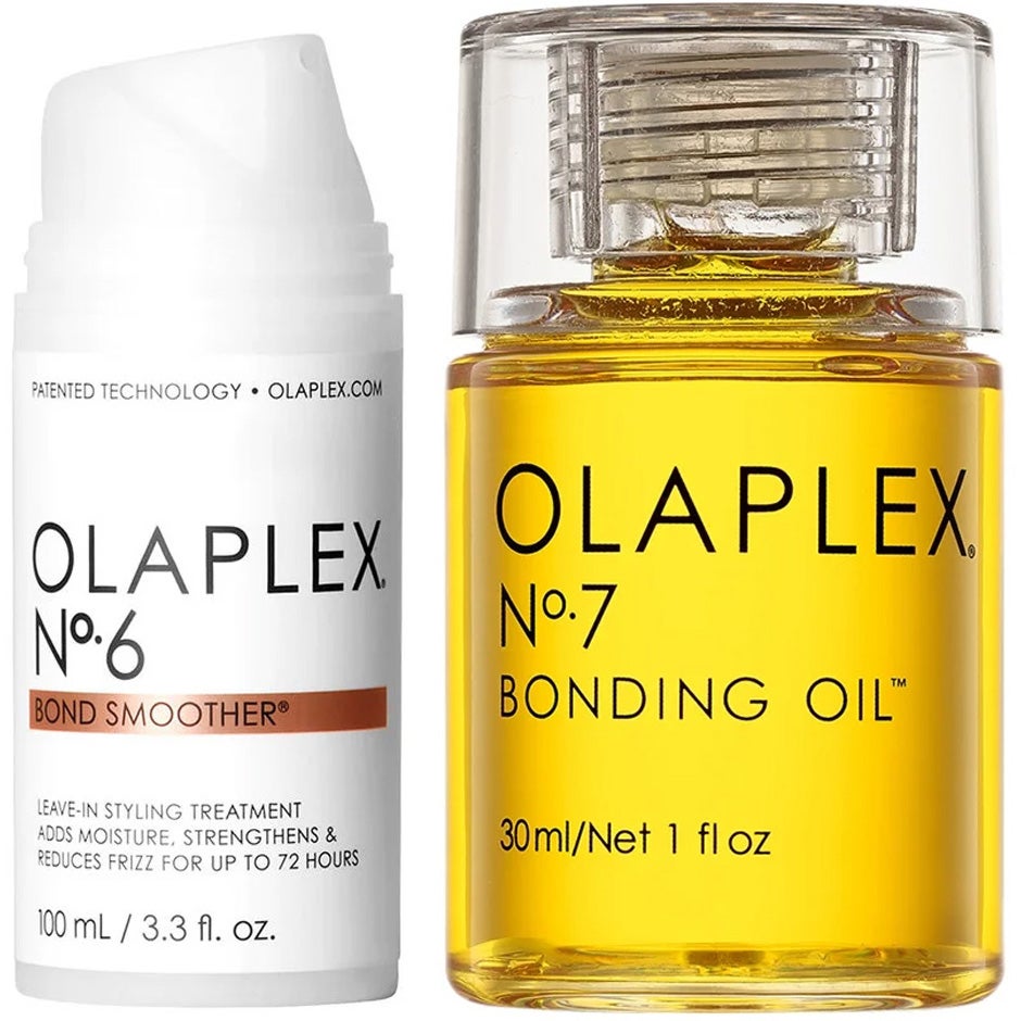 Produktfoto för Olaplex Bond Smoother & Oil No 7 Bonding Oil 30 ml + No 6 Smoother 100 ml - 130 ml
