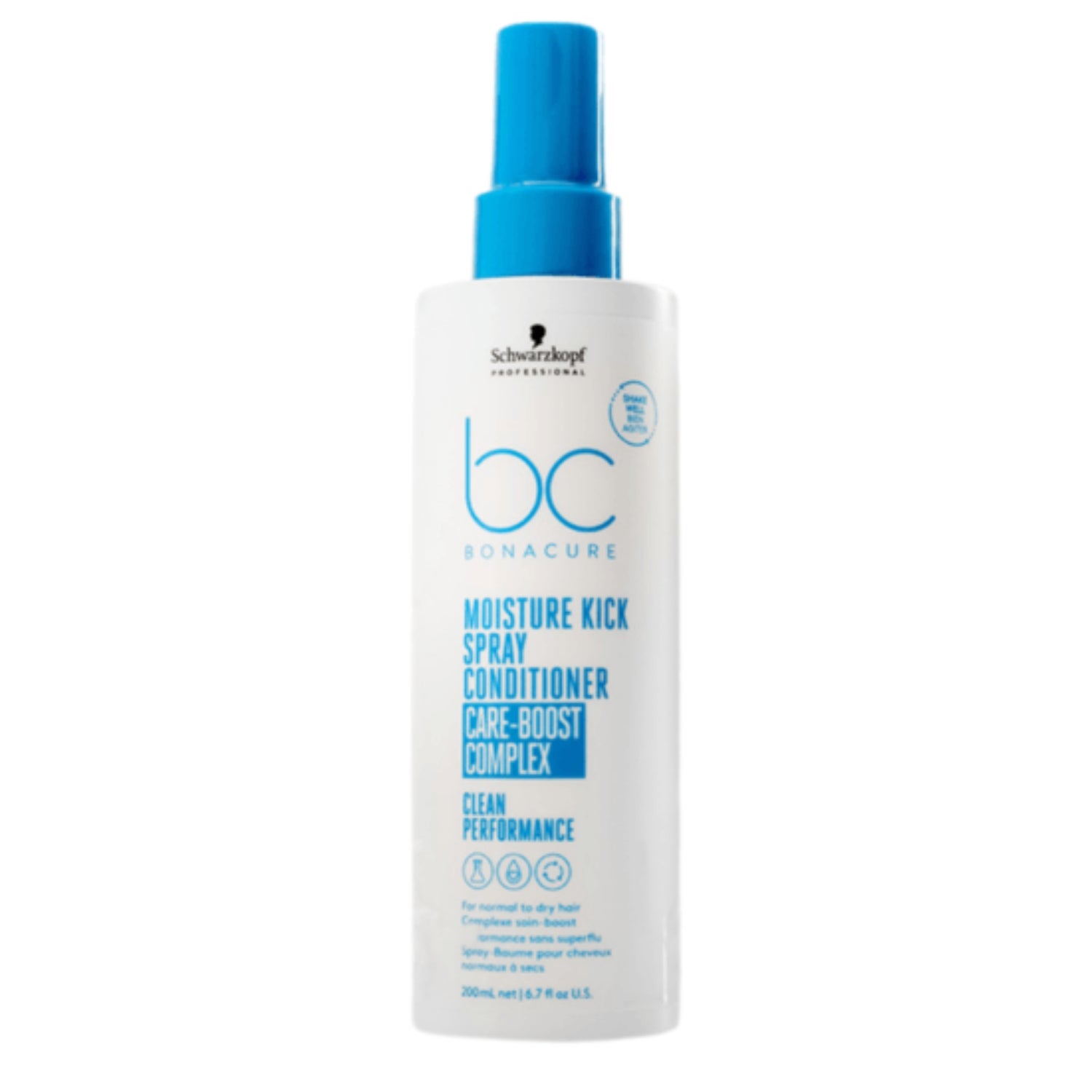 Schwarzkopf Professional Bc Moisture Kick Spray Conditioner - 200 ml billede