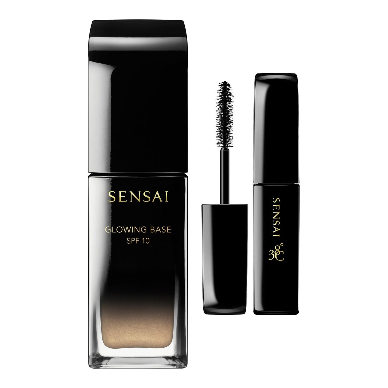 Sensai Glow & Volume Set (Glowing Base + Volumiser Mascara) kroppsvård dam