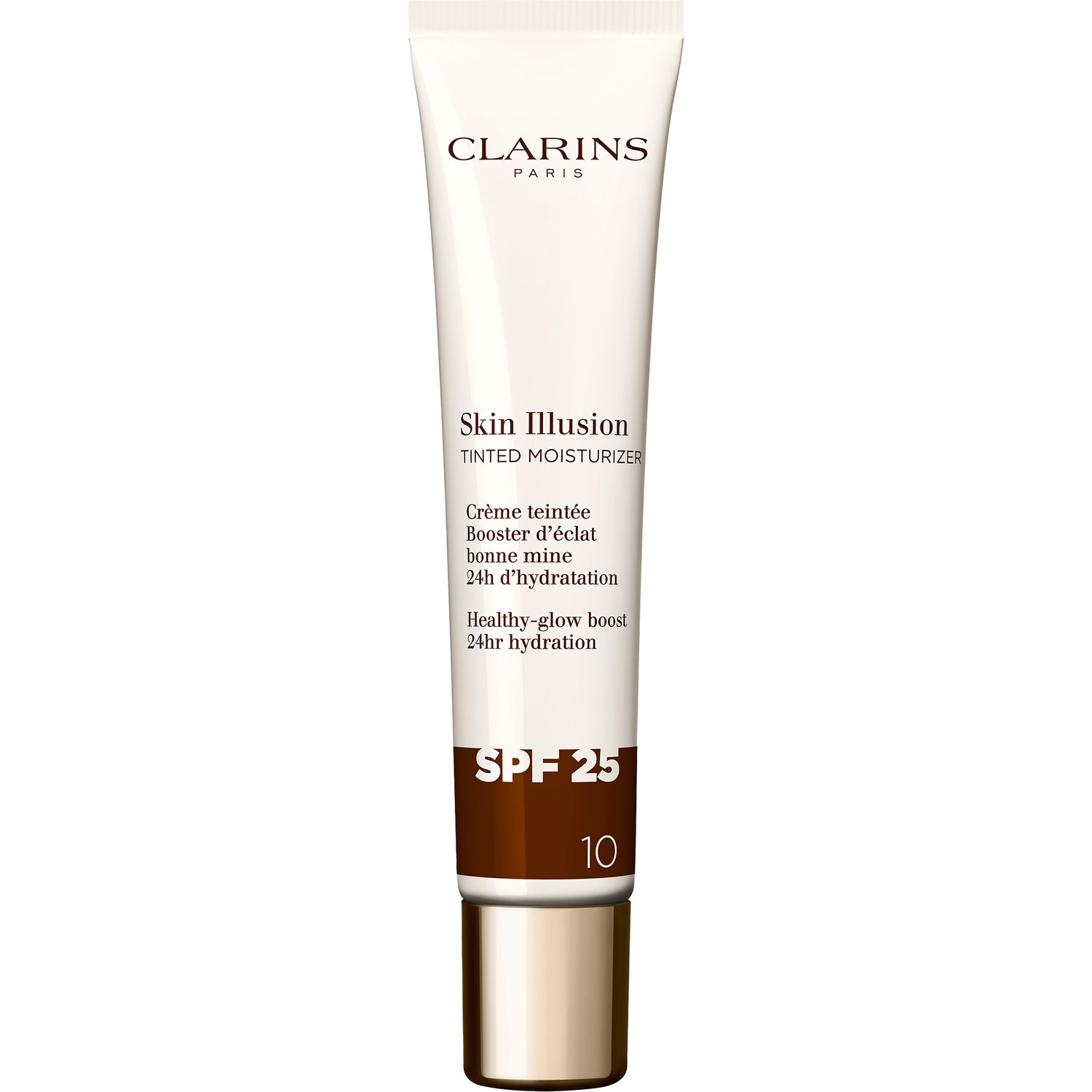 Clarins Skin Illusion Tinted Moisturizer Spf25 10 puder, rouge & highlighter dam – bild 7