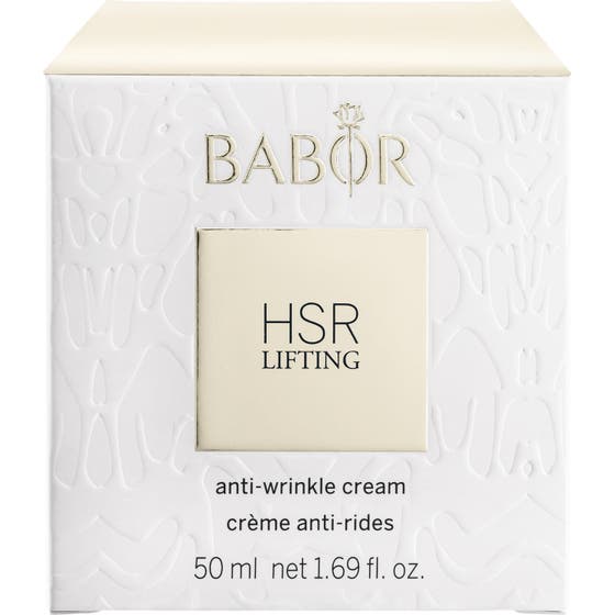 Babor HSR Lifting Cream 50 ml opstrammende ansigtscreme i hvid æske med præget mønster og guldskrift