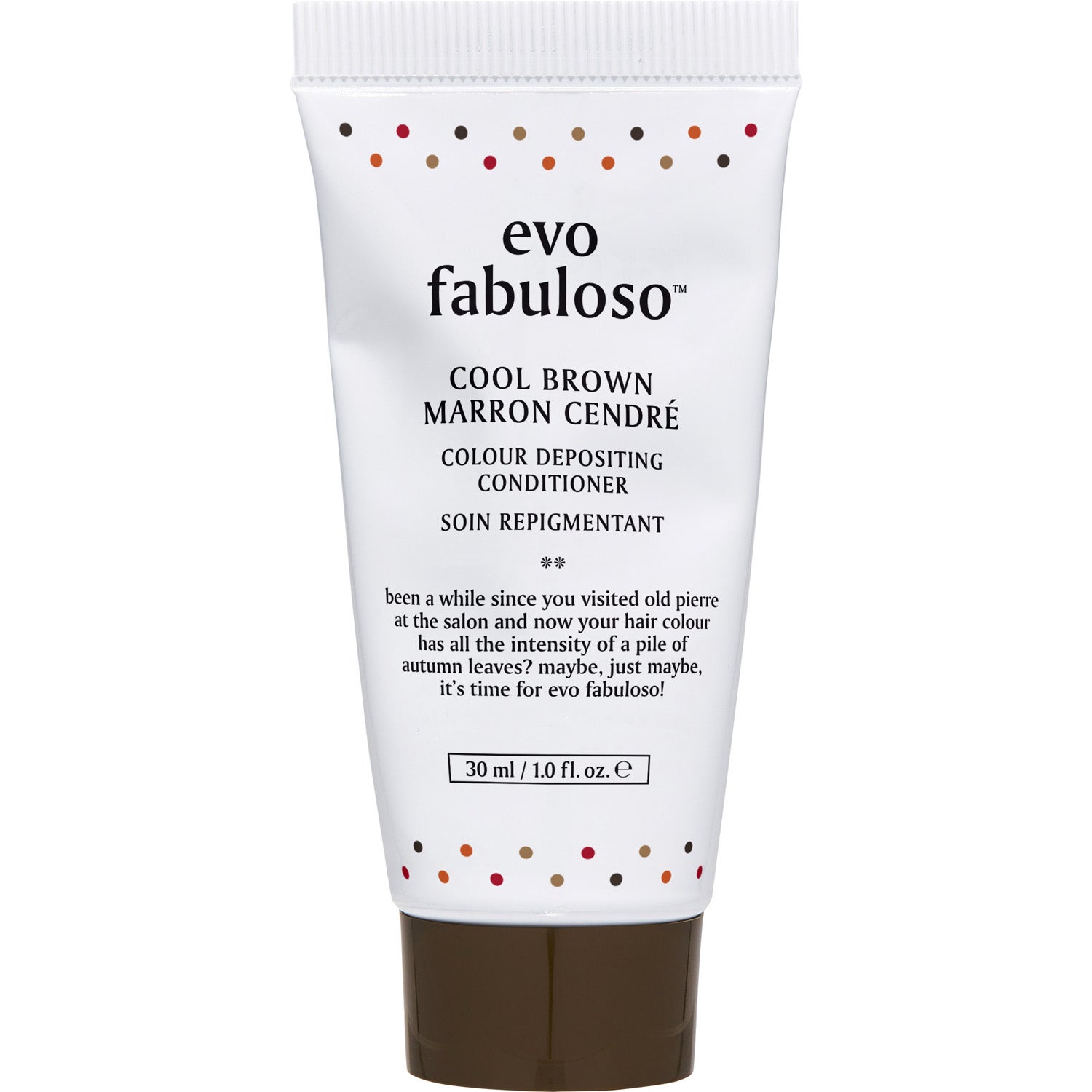 Evo Fabuloso Colour Deposting Conditioner Cool Brown - 30 ml billede