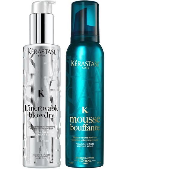 Mousse Bouffante & L'Incroyable Blow Dry Leave-In