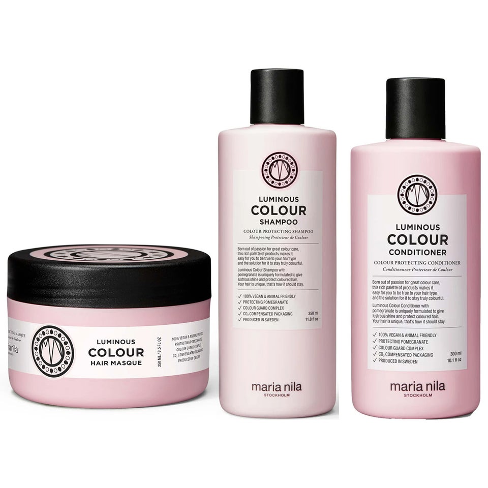 Luminous Color Trio Shampoo 350ml, Conditioner 300ml, Masque