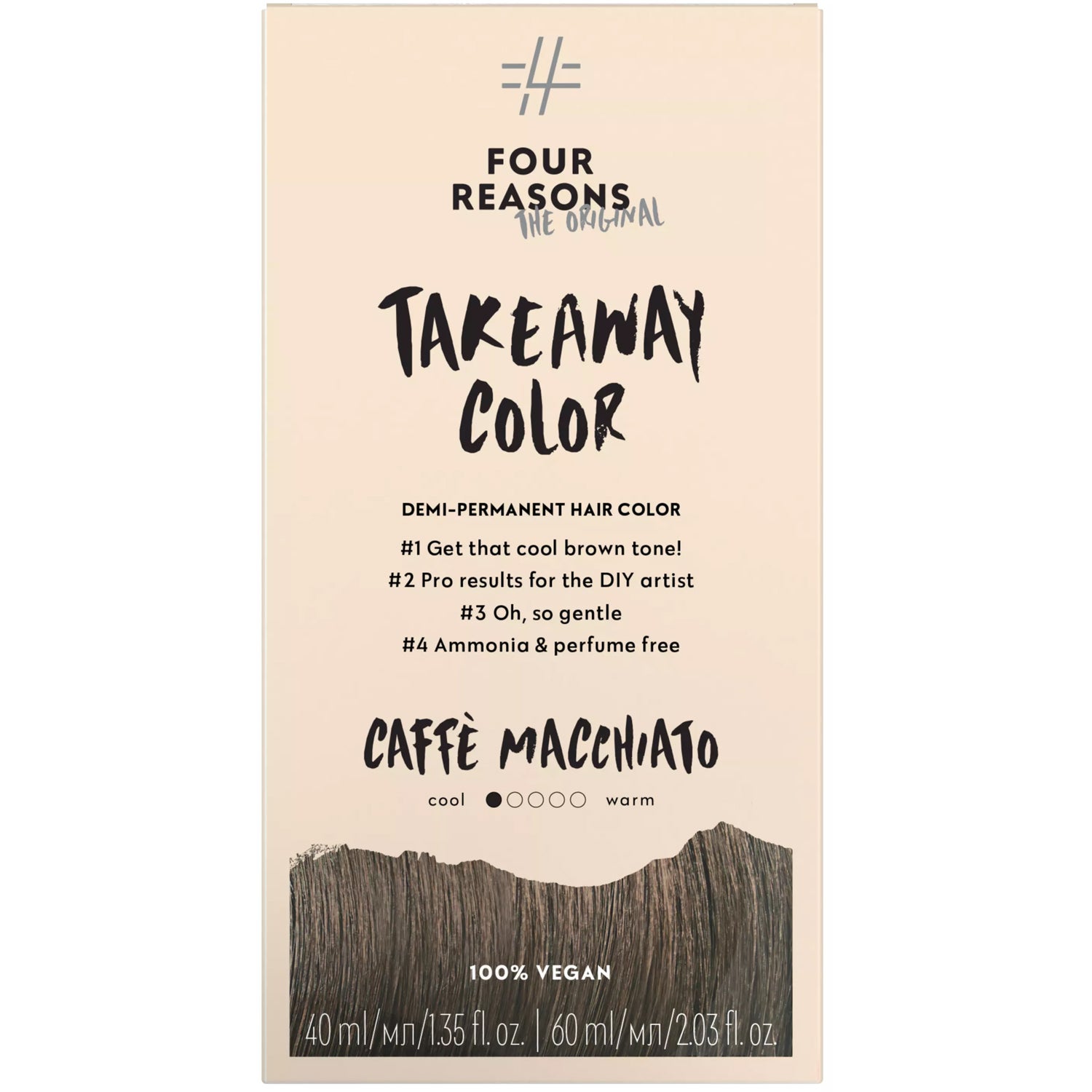 Four Reasons Take Away Color 5.1 Caffé Macchiato 1 pcs