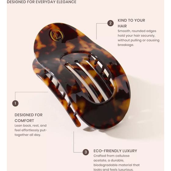 Eco-Friendly Flat Hair Clip