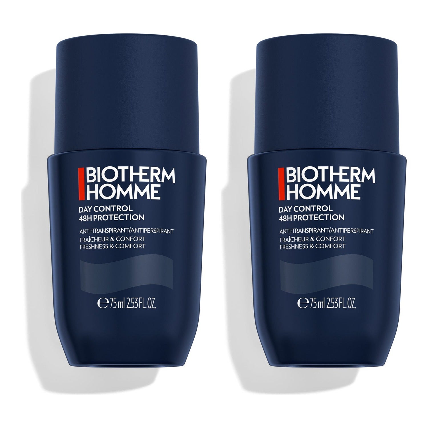 Biotherm Homme 48H Day Control Duo Deodorant Roll on x 2
