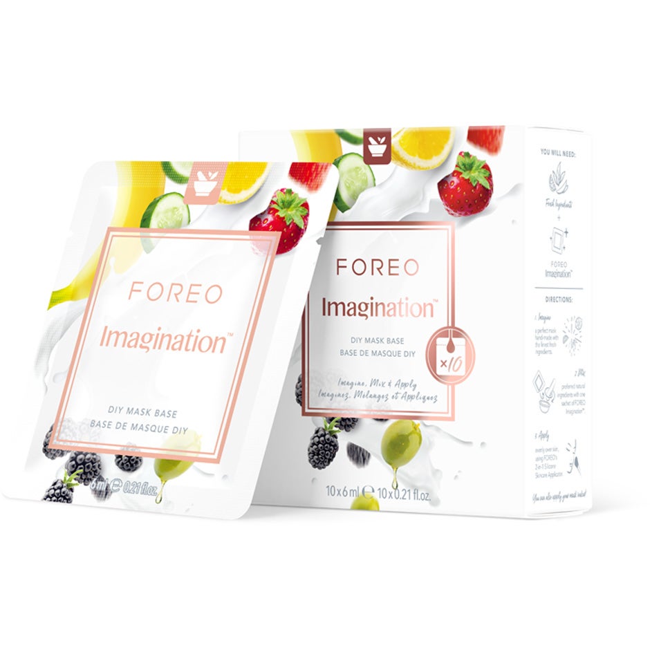 Produktfoto för FOREO DIY Mask Base Satchets + Cookbook Transparent - 60 ml