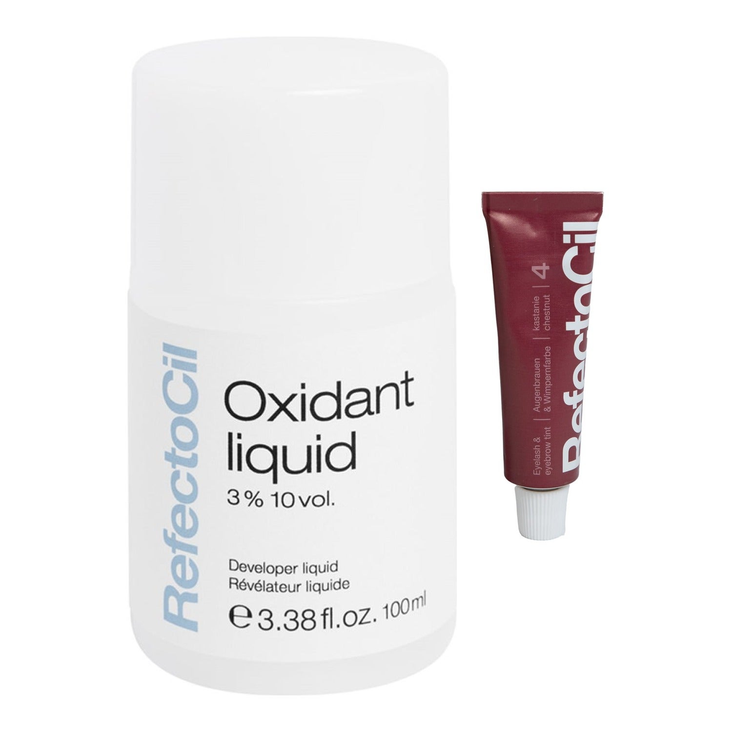 RefectoCil Eyebrow Color & Oxidant 3% Liquid Chestnut