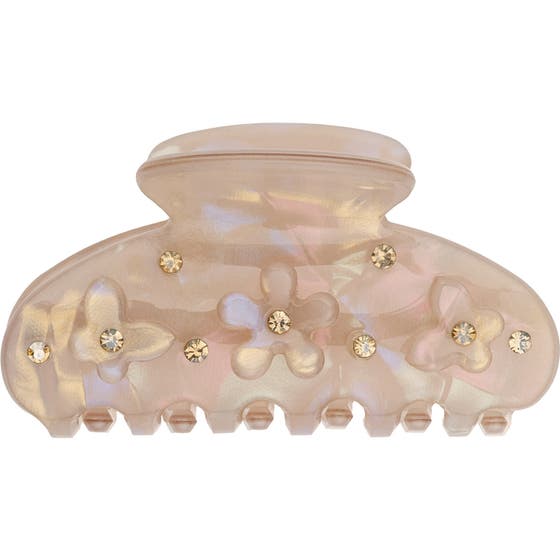 Flower & Butterfly Hair Claw Small