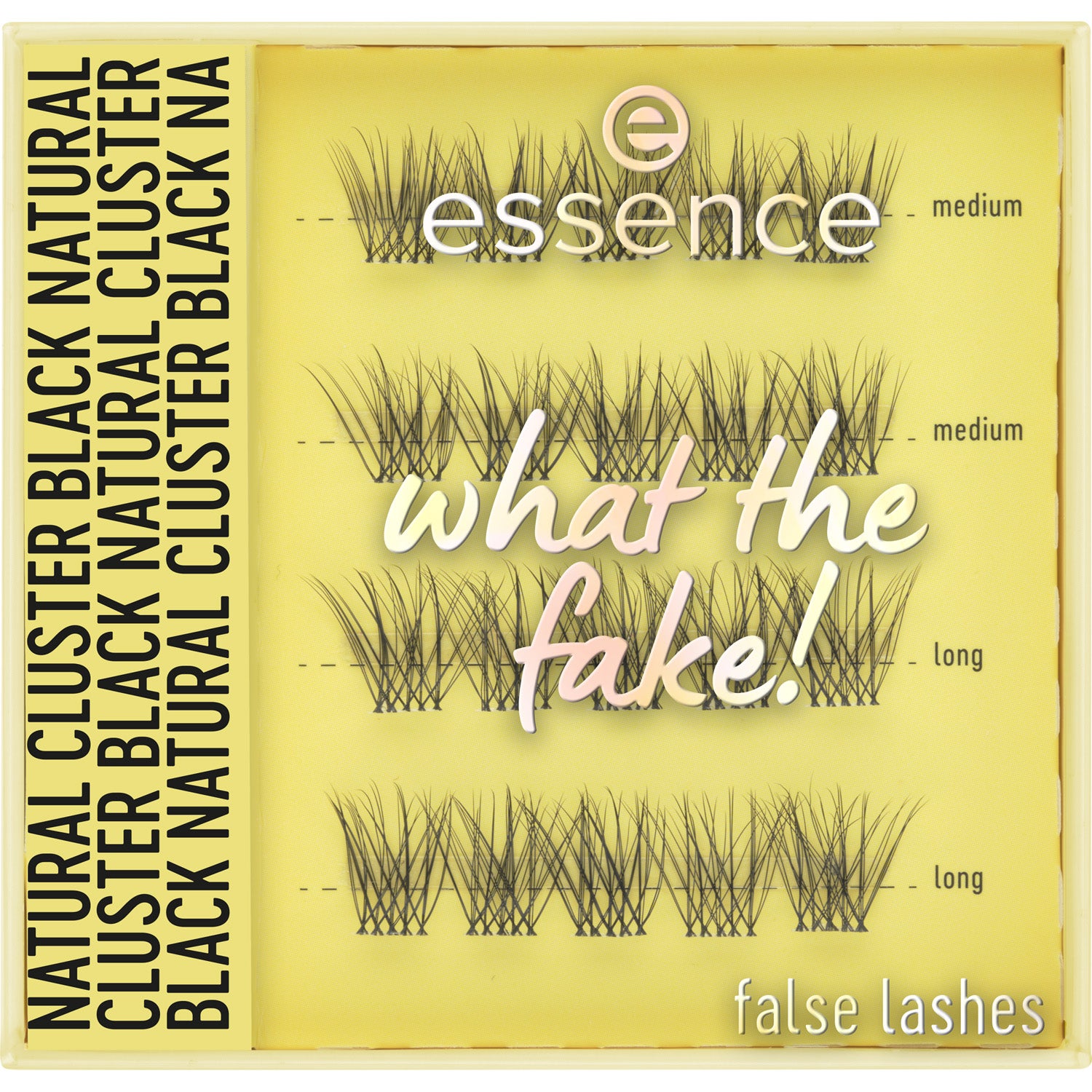essence What The Fake! False Lashes 06 Natural Cluster Black - 1 g billede