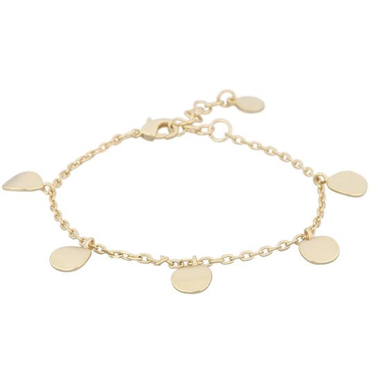 Nicki charm brace plain gold