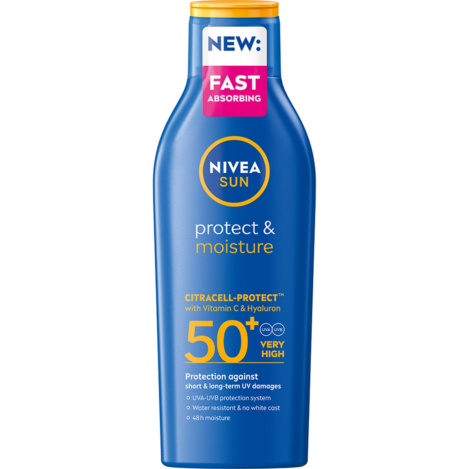 NIVEA Protect & Moisture Sun Lotion SPF50+ 200 ml billede