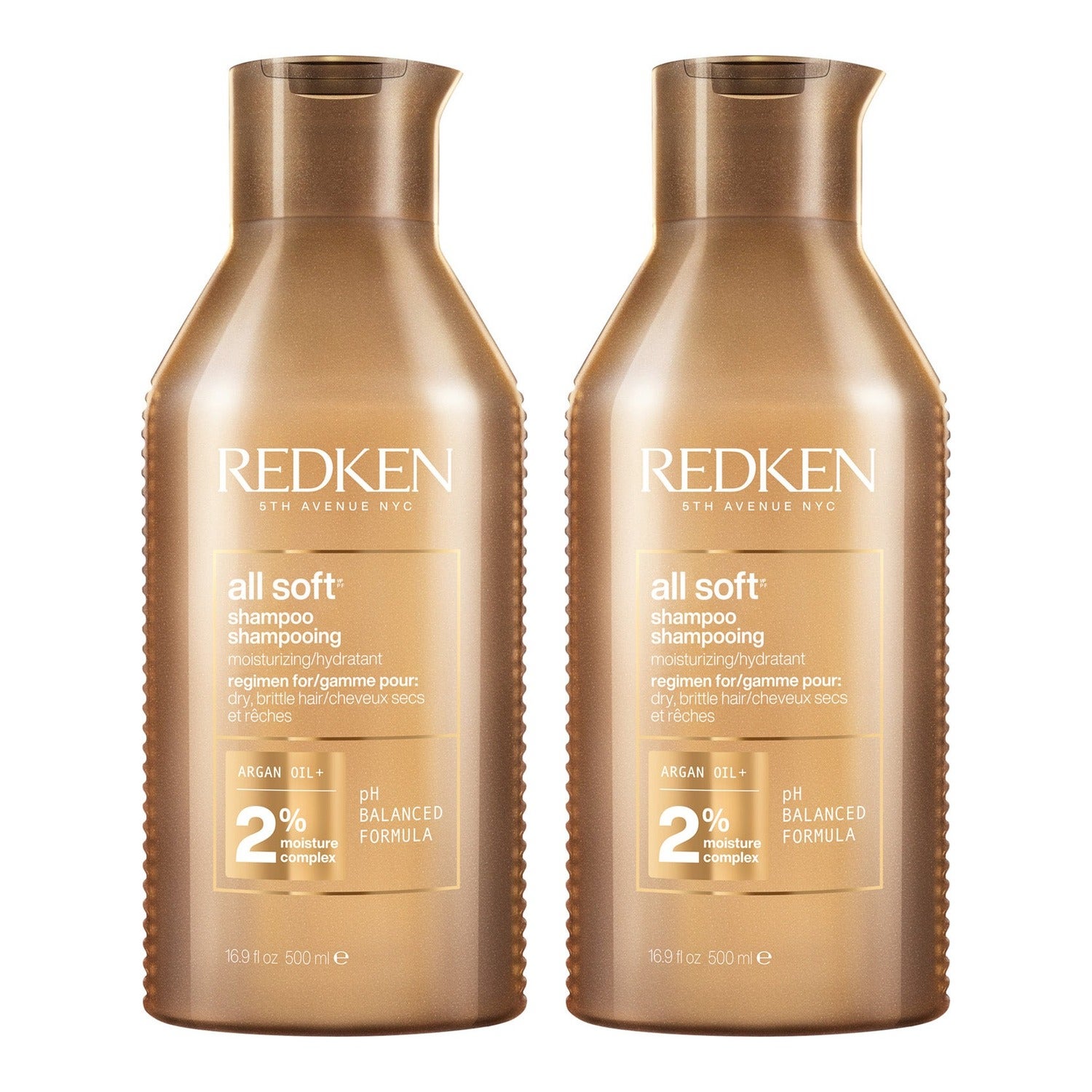 Redken All Soft Shampoo Duo 2xShampoo 500ml - 1000 ml