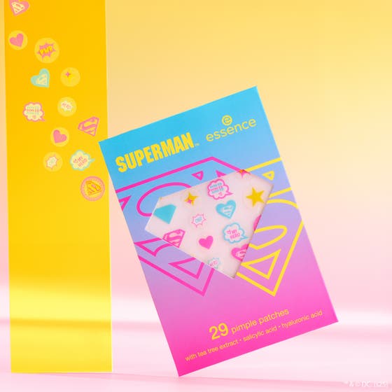Superman pimple patches