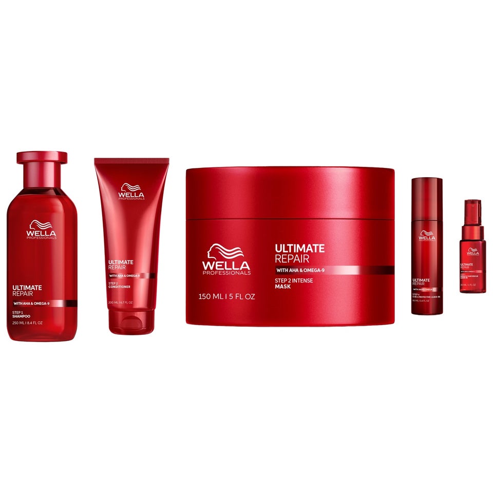 Ultimate Repair Complete Hair Recovery System Shampoo 250ml, Conditioner 200ml, Mask 150ml, Leave-in 95ml, Rescue