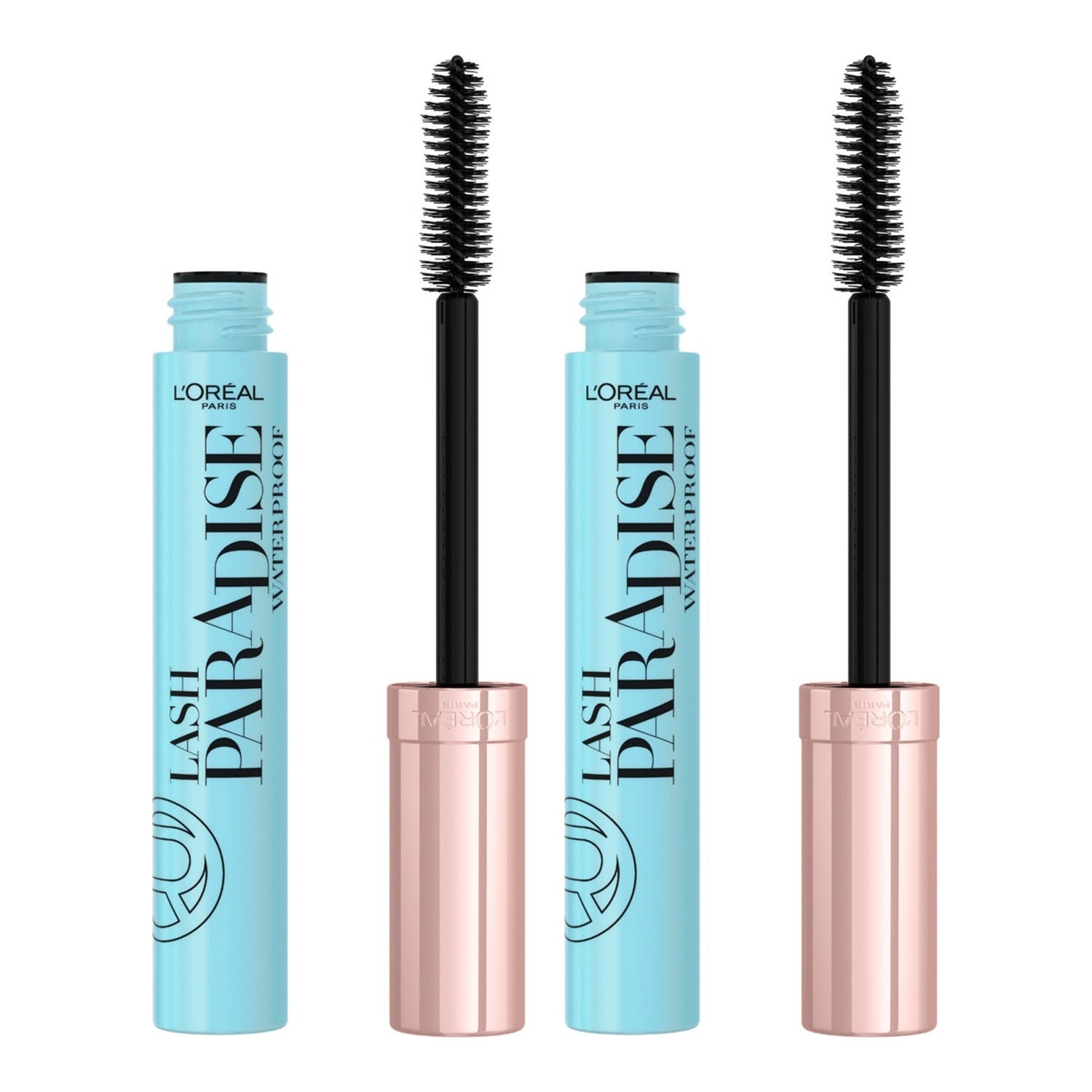 L'Oréal Paris Paradise Waterproof Mascara 2-pk Black