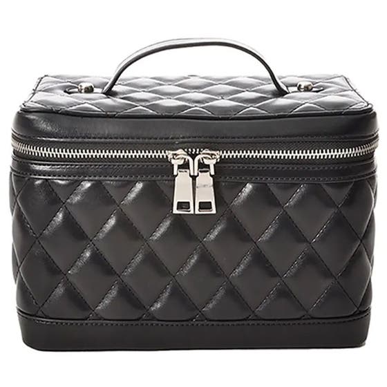 Quilted Hard Box Black