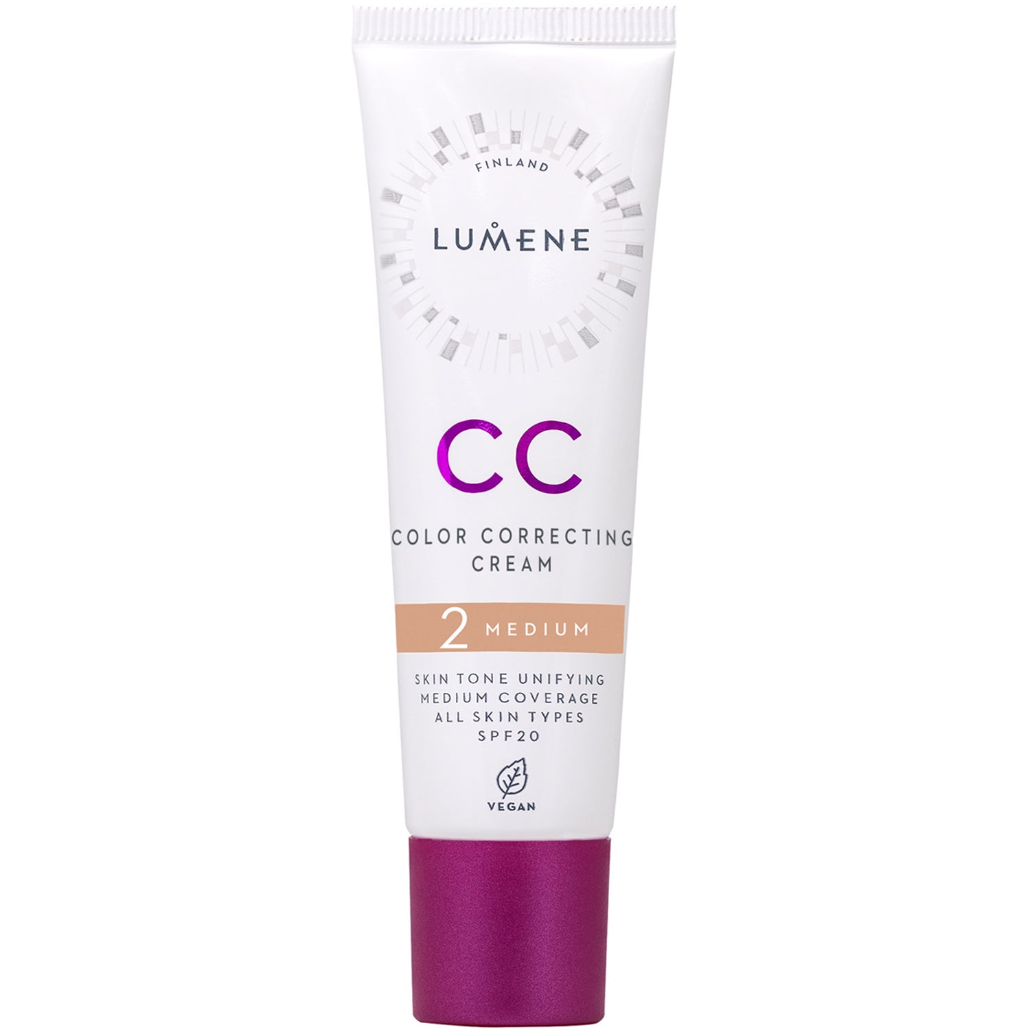 Lumene CC Color Correcting Cream SPF20 30 ml #2 Medium