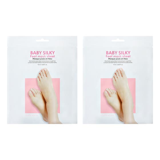 Baby Silky Foot Sheet Mask Duo