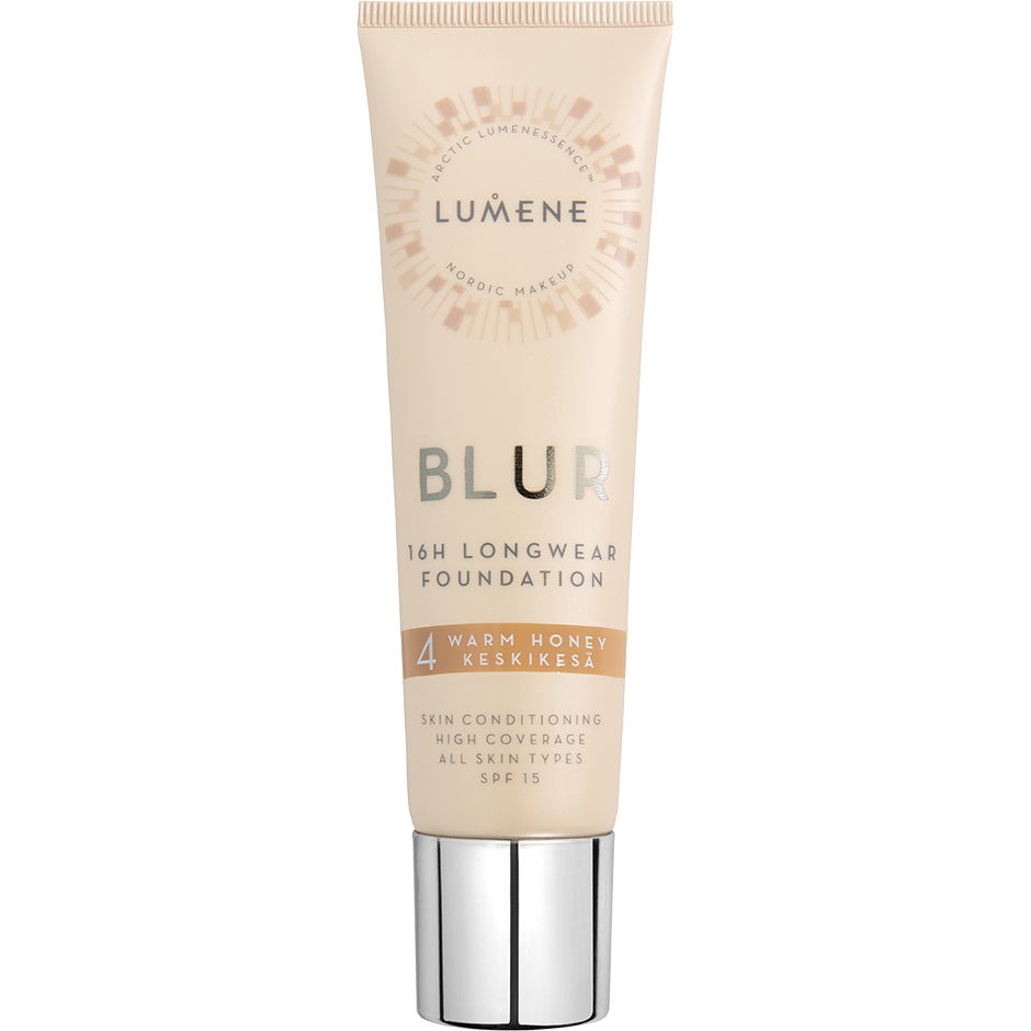 Lumene Blur 16H Longwear Foundation SPF15 4 Warm Honey 30 ml
