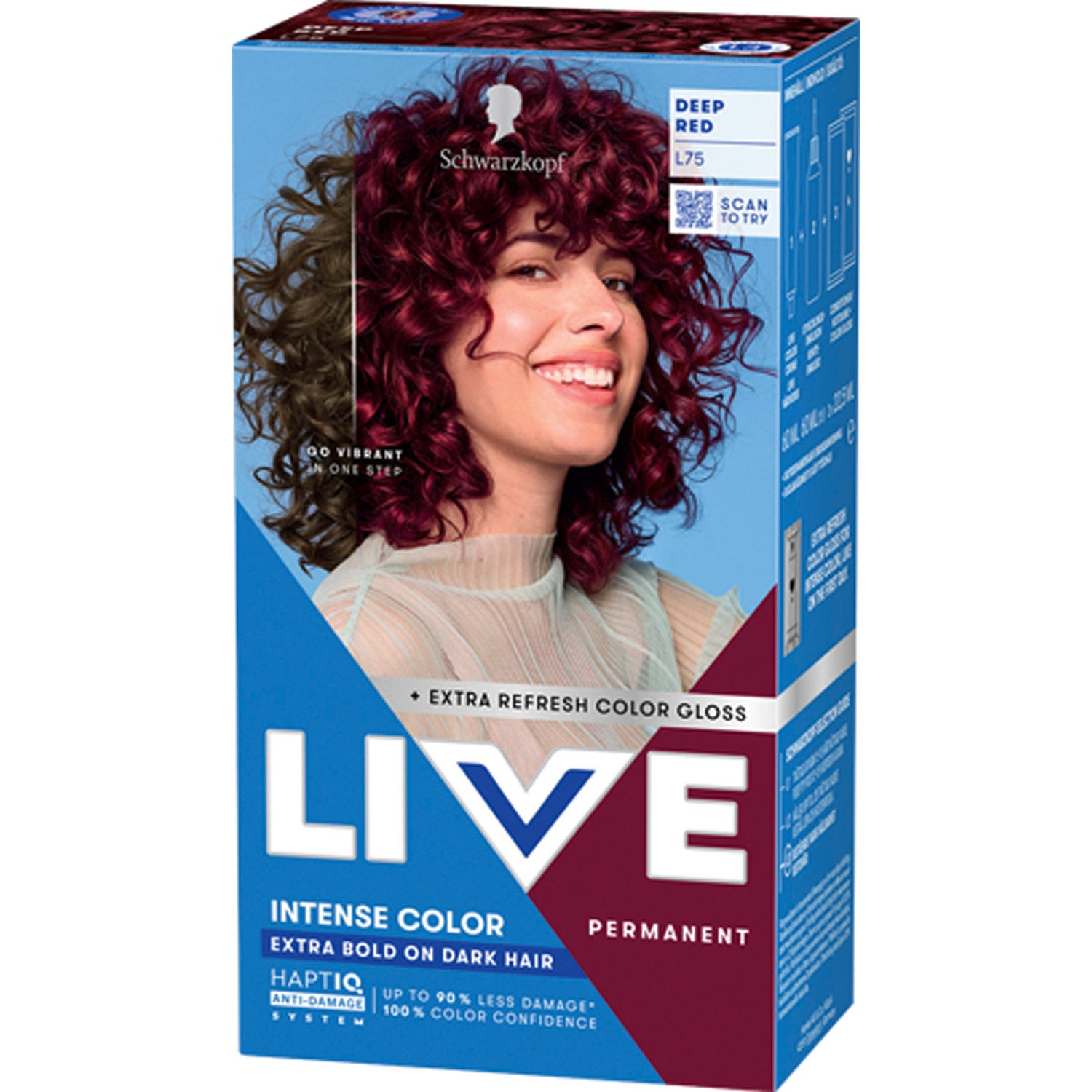 Schwarzkopf Live Intense Color 49 Cinnamon Cookie Butter 1 pcs schampo & balsam herr – bild 2
