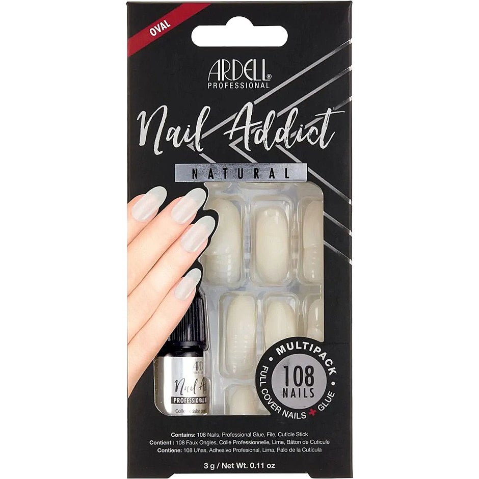 Nail Addict Natural Multipack Oval