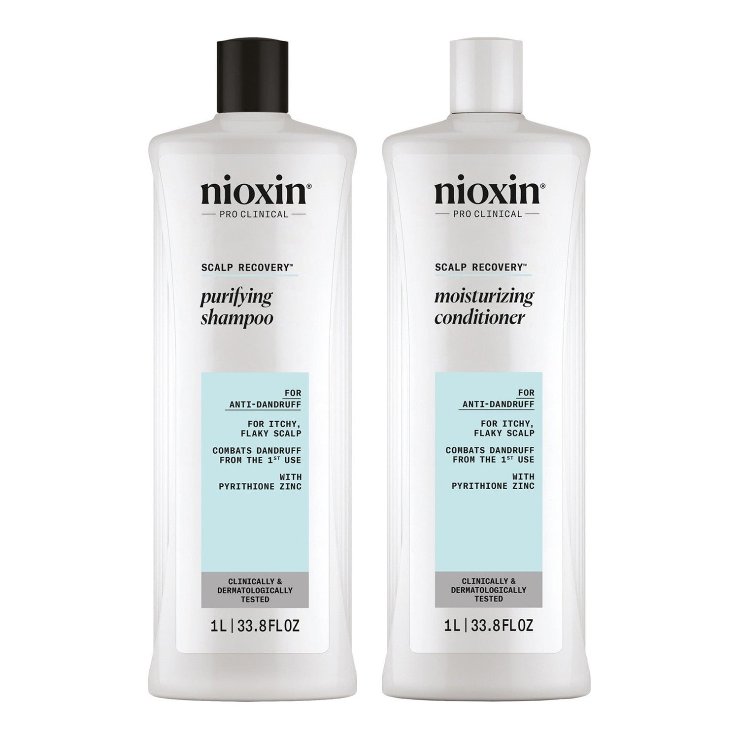 Nioxin Scalp Recovery Duo 1000ml Shampoo & 1000ml Conditioner - 1000 ml