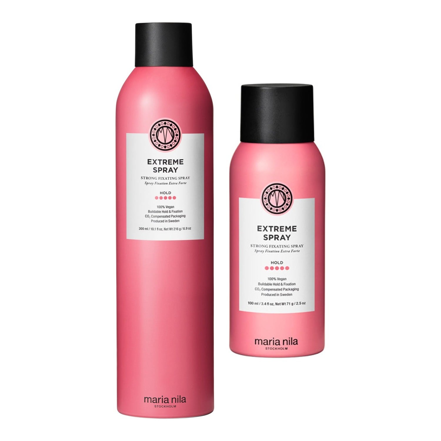 Maria Nila Extreme Spray Duo 400ml & 100ml Strong Fixating Spray - 500 ml billede