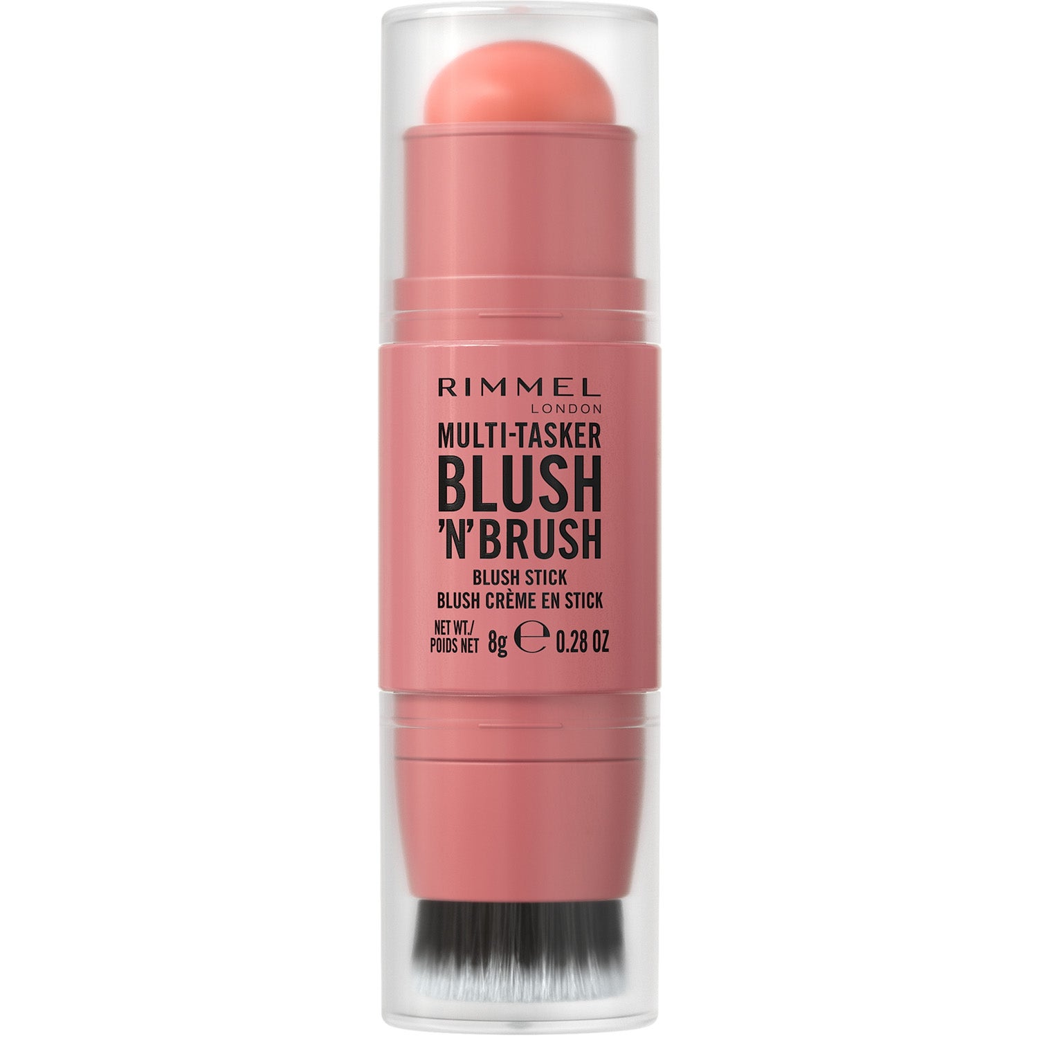 Rimmel London Multi-tasker Blush 'n' Brush Penna #100-cotton Candy 8 g puder, rouge & highlighter dam – bild 2