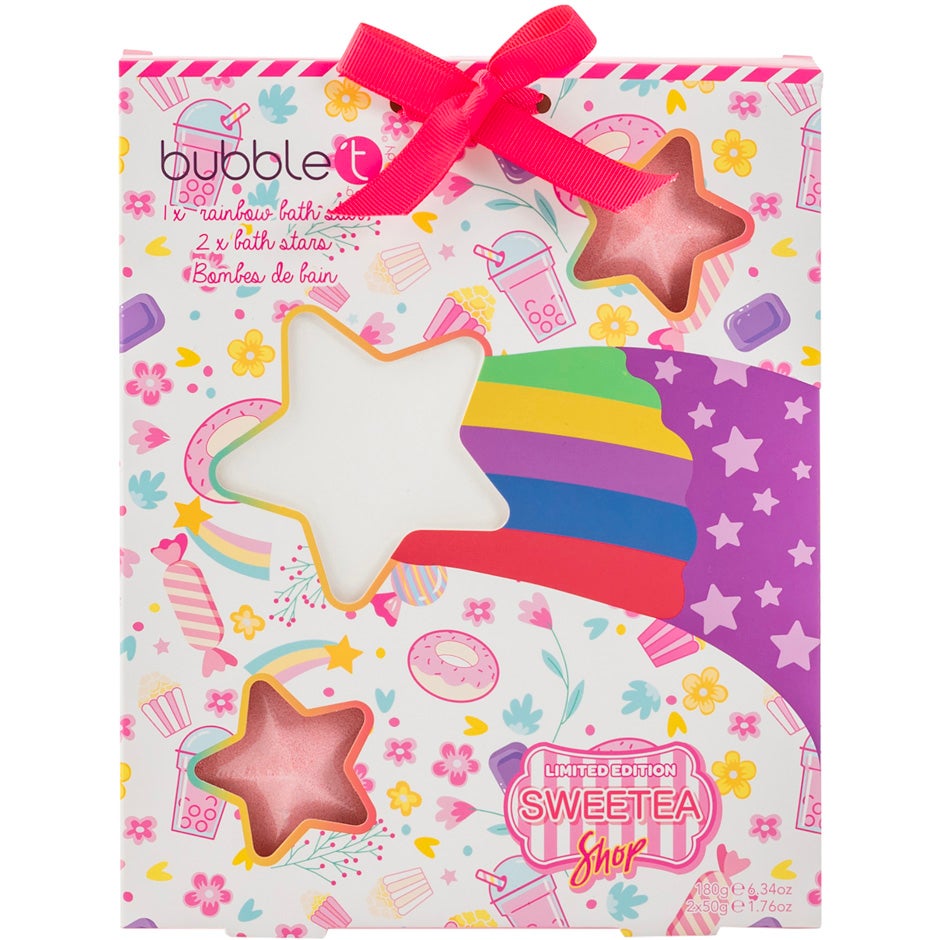 BubbleT Sweetea Star Bath Fizzer Set 280 g