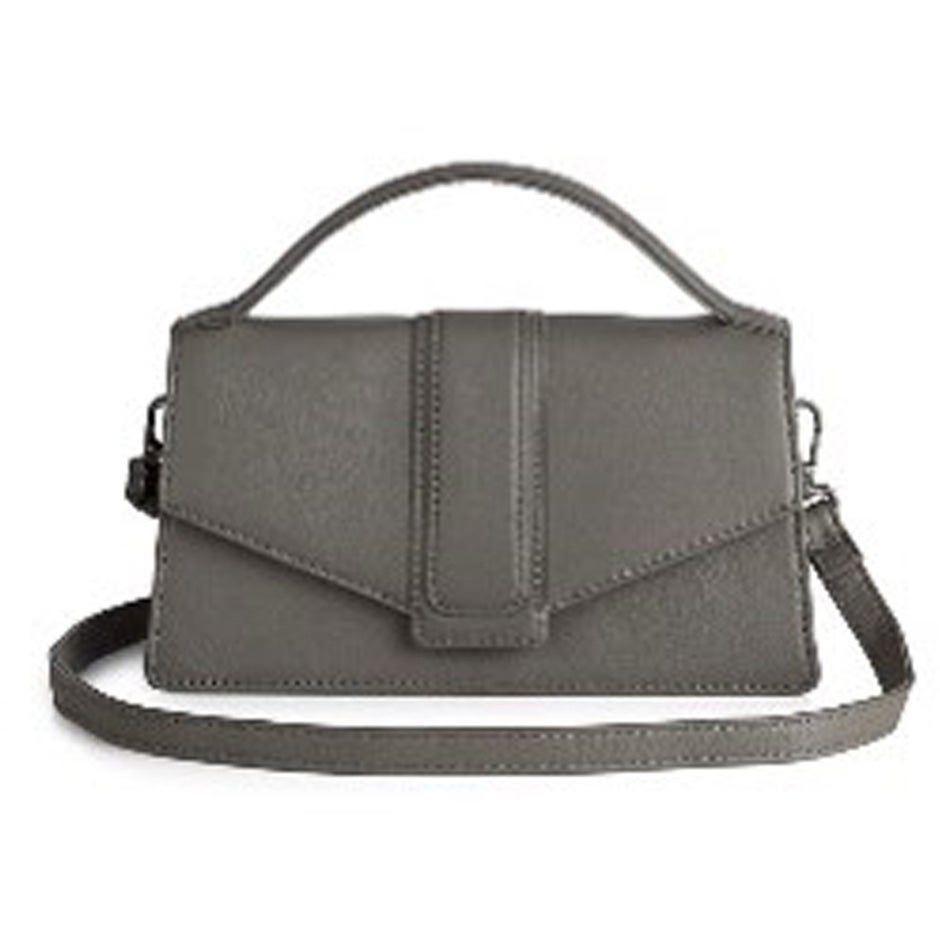 Zoe Crossbody Bag Grey Taupe 24x12x7 cm