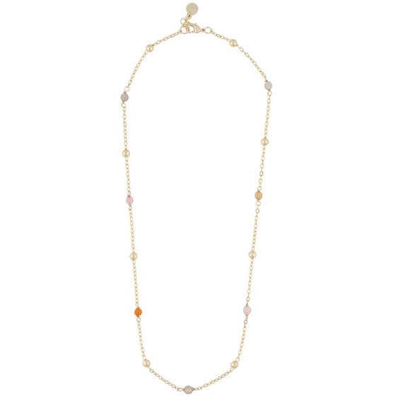 Unnie chain neck 42 gold/mix pink