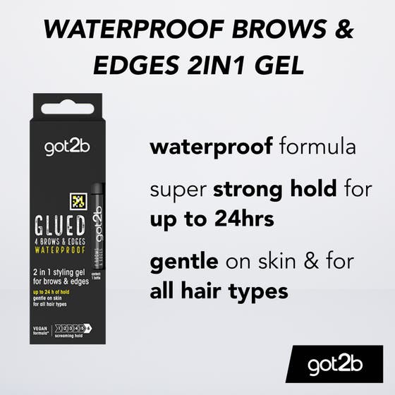 Glued 2-in-1 Gel 4 Brows & Edges Waterproof