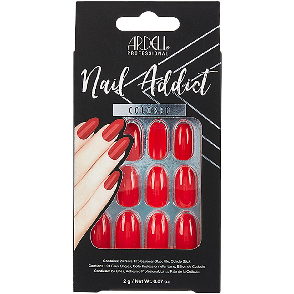 Produktfoto för Ardell Nail Addict Colored Cherry Red