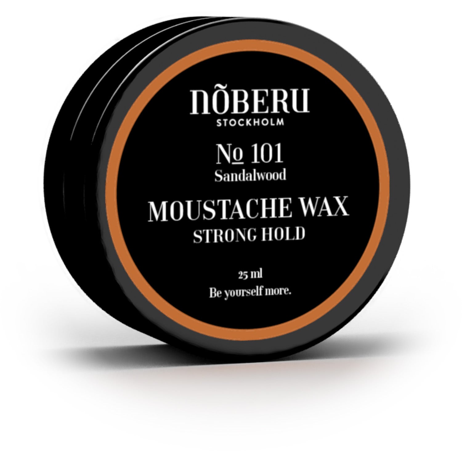 Nõberu Stockholm Moustache Wax - Strong Hold Sandalwood - 25 ml