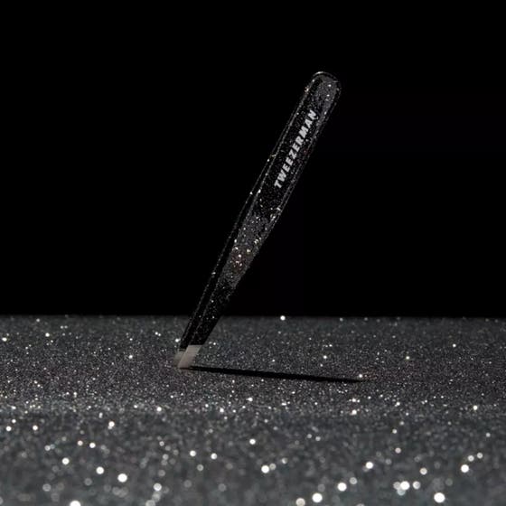 Slant Tweezer Sparkling Black Anniversary