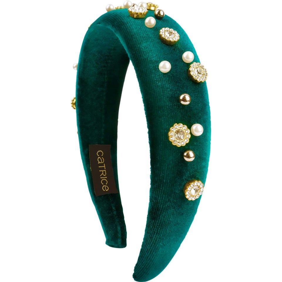 FESTIVE TREASURES Velvet Headband 1 pcs