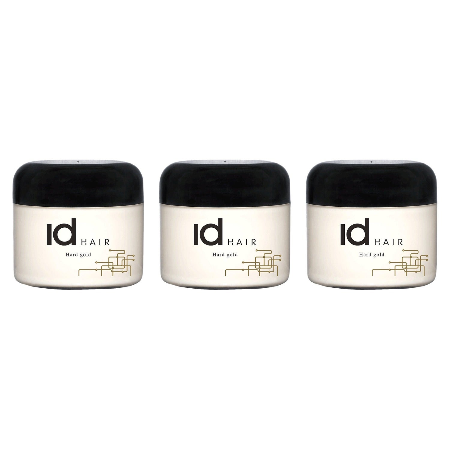 Id Hair Hard Gold 3 x 100ml - 300 ml