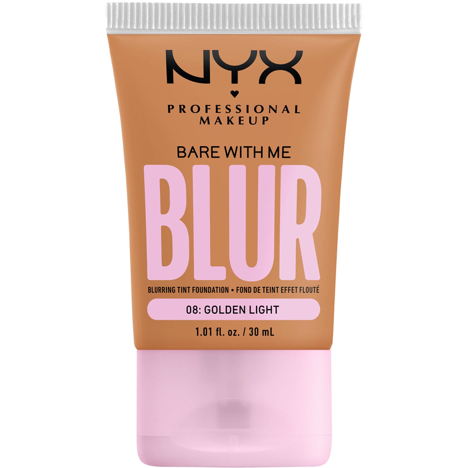 NYX Professional Makeup Bare With Me Blur Tint Foundation 08 Golden Light 30 ml