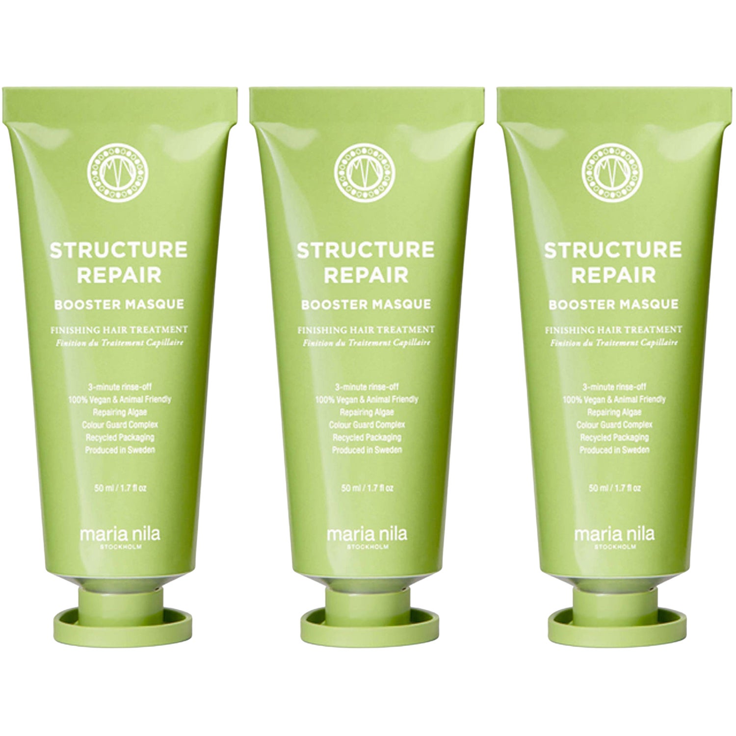 Maria Nila Structure Repair Trio 3x50ml Booster Masque - 150 ml