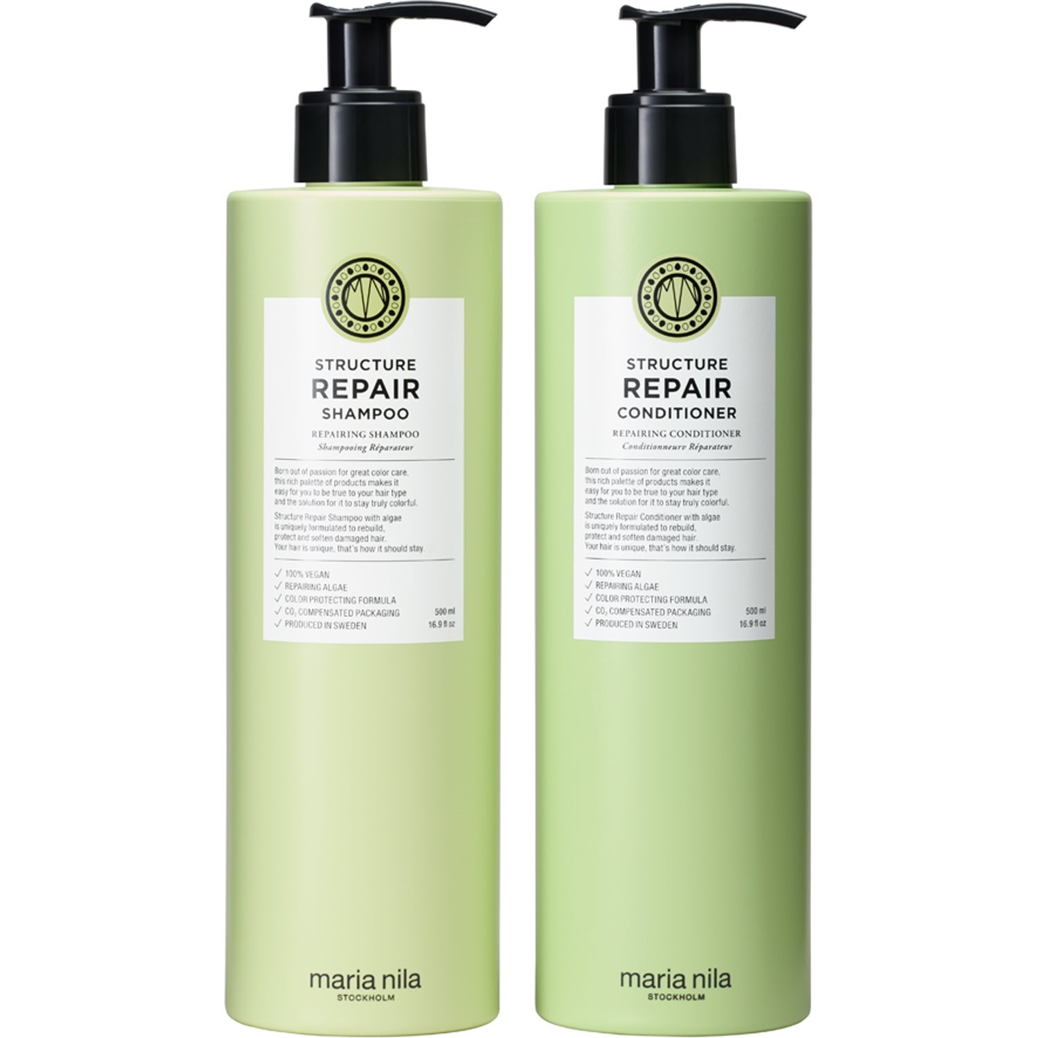 Alternativ bild 1 för Maria Nila Duo Bundle Structure Repair 2x500 ml Kit - 1000 ml