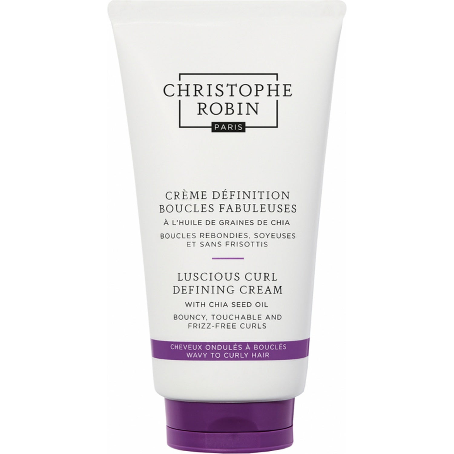 Christophe Robin Luscious Curl Defining Cream With Chia Seed Oil