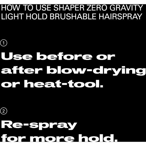 Shaper Zero Gravity Light Hold Hairspray