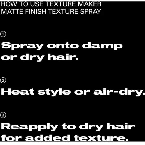 Texture Maker Matte Finish Texture Spray