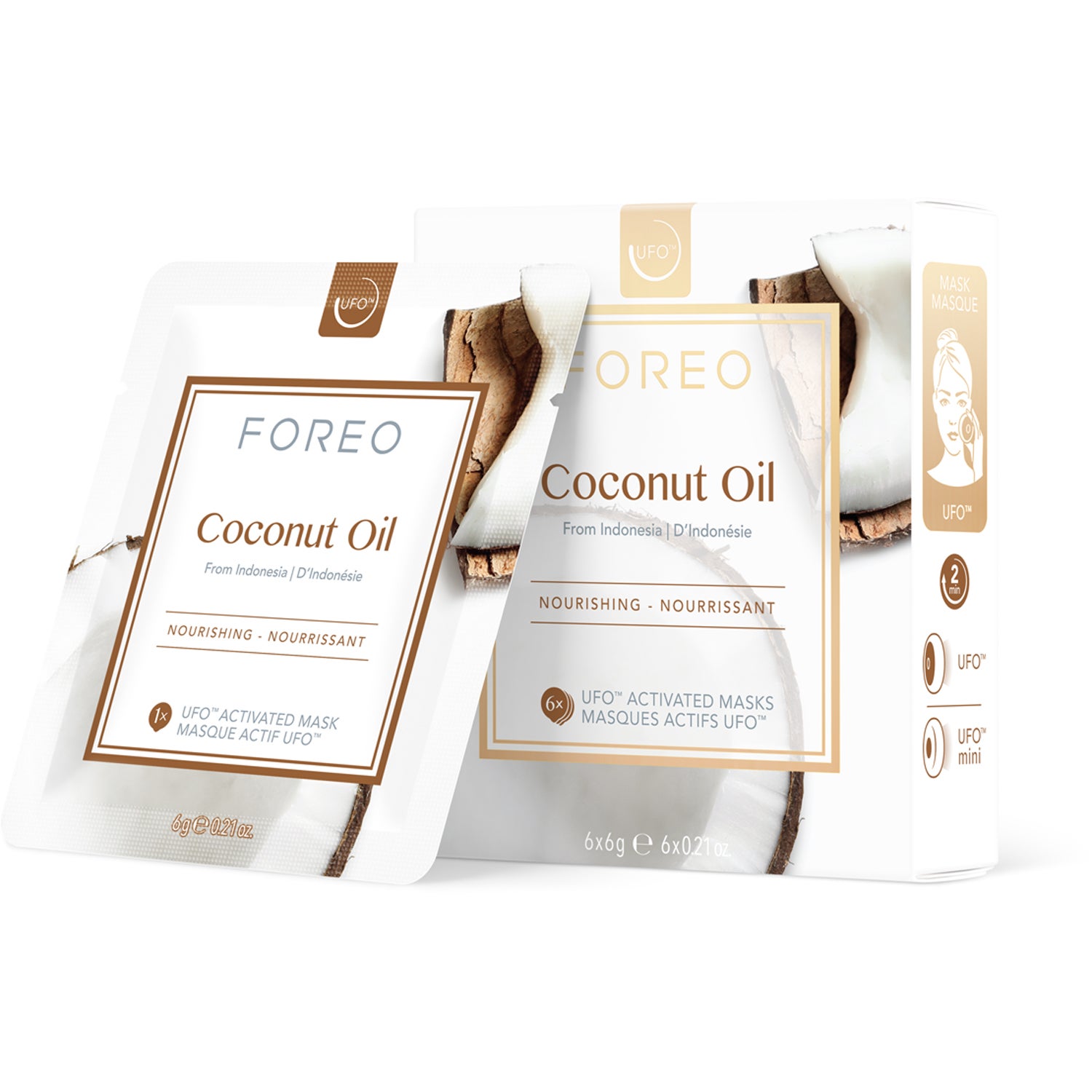 FOREO Coconut Oil UFOâ¢-mask 6 Pieces
