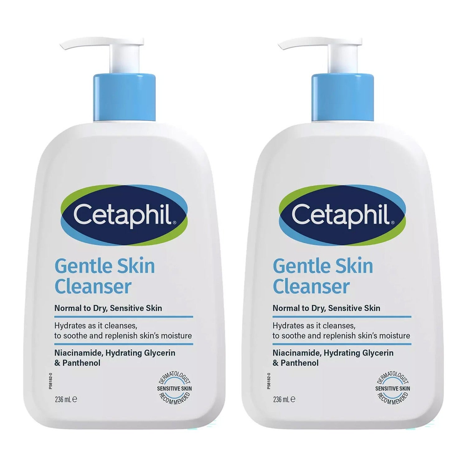 Cetaphil Gentle Cleanser Duo 2 X 236 ml - 472 ml